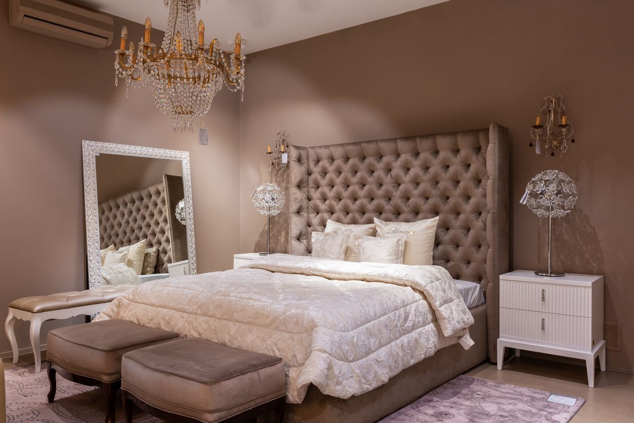 Super Tall Headboard Bed