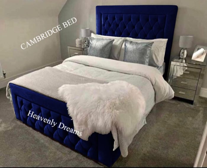 Dreams crushed on sale velvet bed