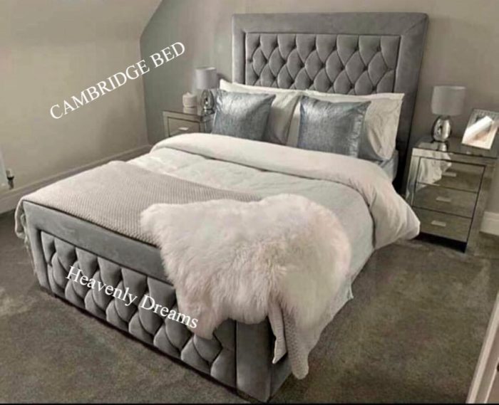 Dreams crushed on sale velvet bed