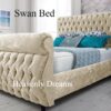 cream-swan-bed