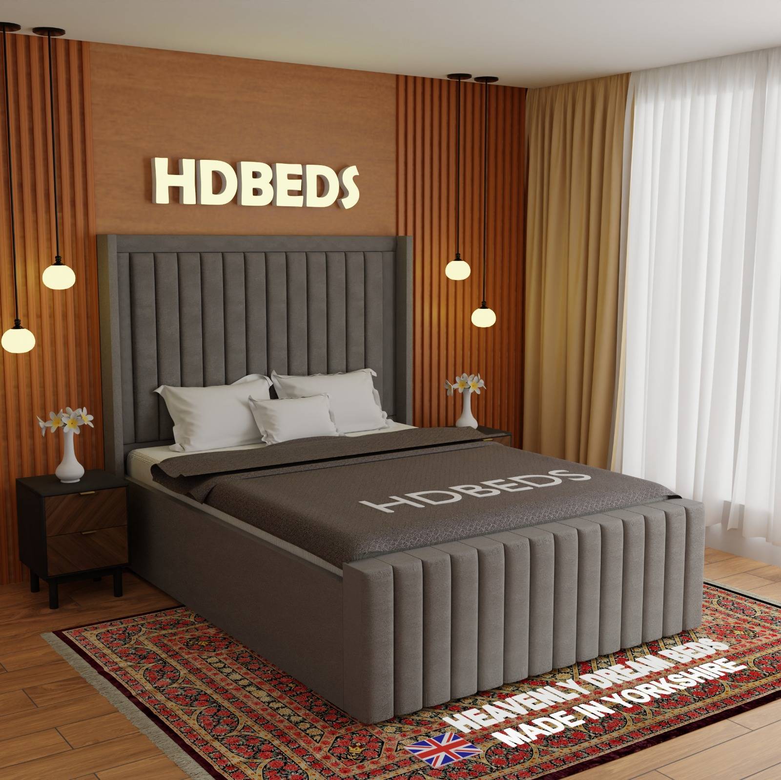 2024 Wingback Oslo Beds hdbeds.co.uk