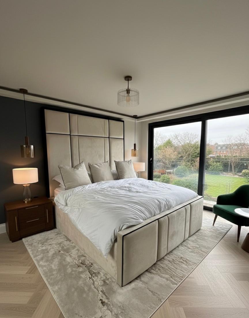 Palazzo High Panel Luxury Bed 2