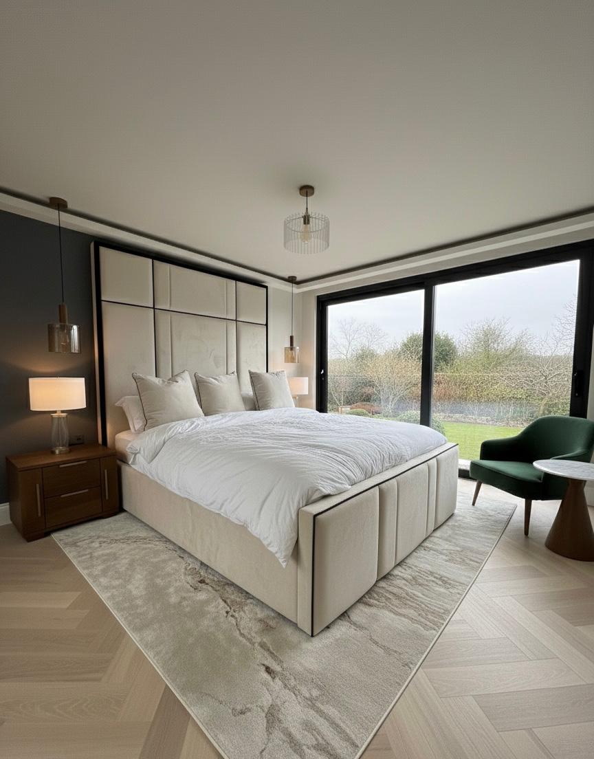 Palazzo High Panel Luxury Bed 3