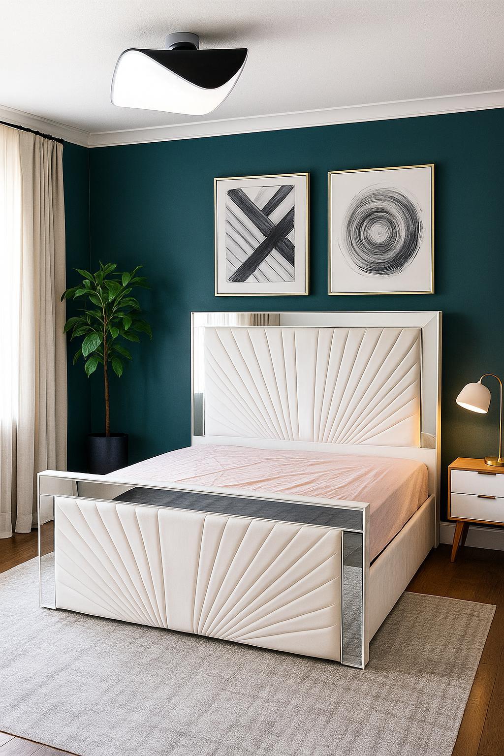 Starlight mirror bed