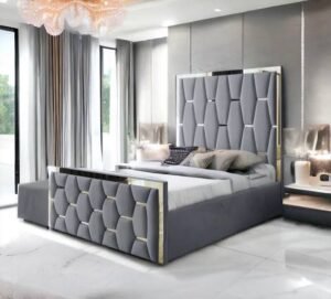 What's Driving the Statement Headboard Trend from Gold Stripe to Chesterfield Style?