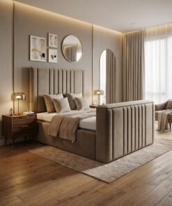Mayfair Electric TV Bed with Graduated Channel Headboard