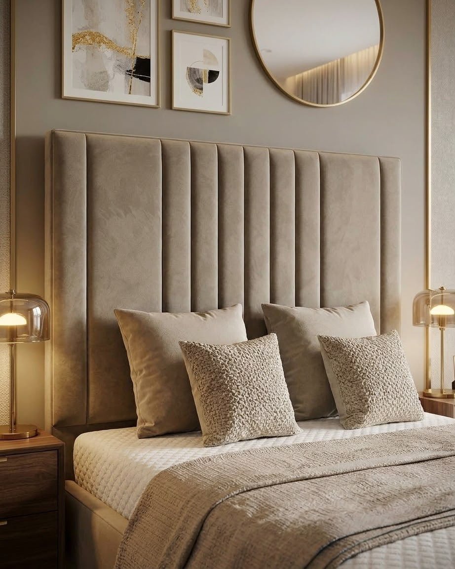 Mayfair Electric TV Bed with Graduated Channel Headboard - Image 4
